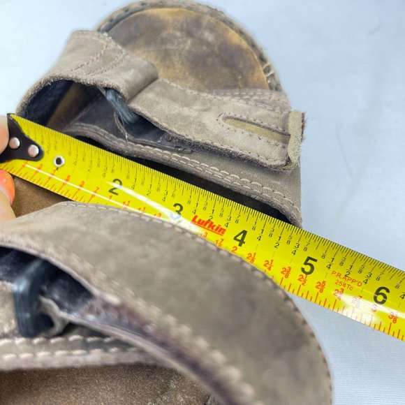 NOAT Mens Martin 45 US 11.5/12 Suede Adjustable Velcro Strap Orthotic Sandals - Picture 5 of 10